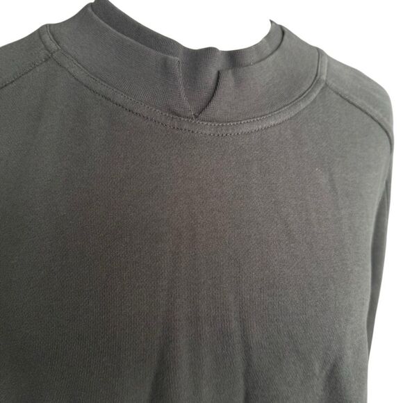 Prana Gray Pullover Sweatshirt Men's Size Medium Organic Cotton Heavyweight - Picture 5 of 8
